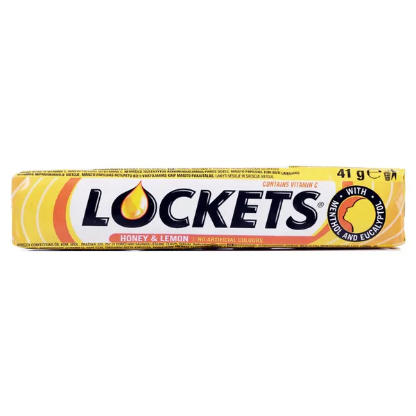 Ledenes Lockets ar medu un vitamīnu C 41g