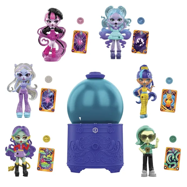Lelle Monster High Crystal Ball, krāsa un dizains var atšķirties, AW25