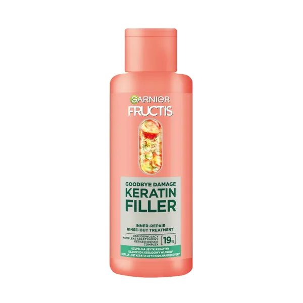 Līdzeklis Garnier Fructis Goodbye Damage Keratin Filler iekšējās atjaunošanas, izskalojams 200ml