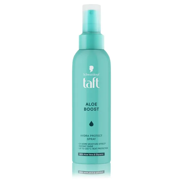 Līdzeklis Taft Aloe Boost Hydra Protect izsmidzināms, mitruma saglabāšanai 150ml