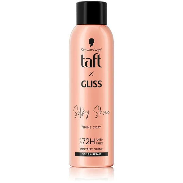 Līdzeklis Taft x Gliss Silky Shine mirdzumu piešķirošs, izsmidzināms 150ml