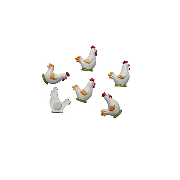 Lieldienu uzlīmju kompl. vistas 6 gab. ES26