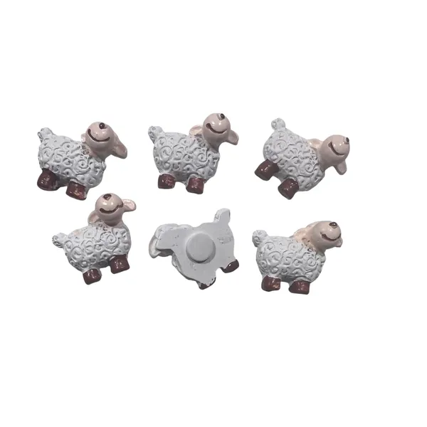 Lieldienu uzlīmju komplekts aitas 6 gab. ES26