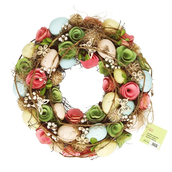 Lieldienu vainags Cozy Home 32*7*32,5 cm ES26