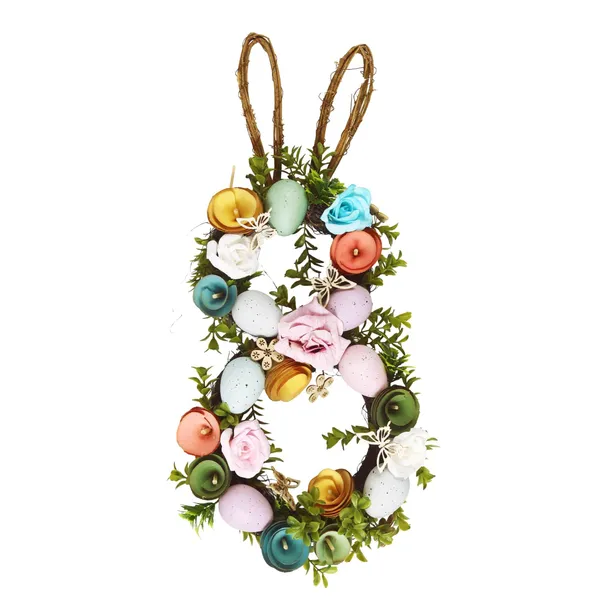 Lieldienu vainags Cozy Home zaķis 22*6*43cm ES26