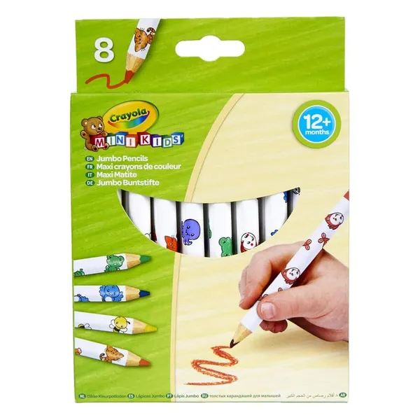 Lielie zīmuļi MiniKids Crayola 8 gab