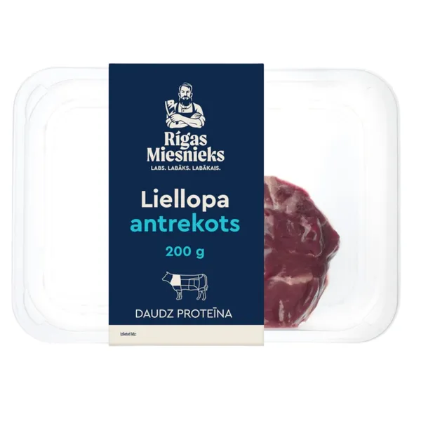 Liellopa antrekots Rīgas Miesnieks 200g