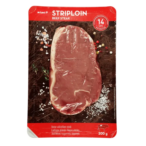 Liellopa plānās filejas steiks Rimi 200g