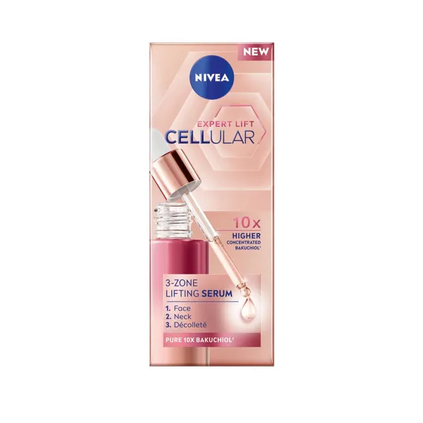 Liftinga serums Nivea cellular expert lift 3 zonu 30 ml