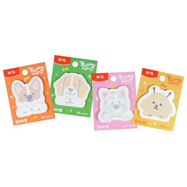 Līmlapiņas M&G Puppy Party, 76x51mm, 30 lapas, krāsa un dizains var atšķirties BS26