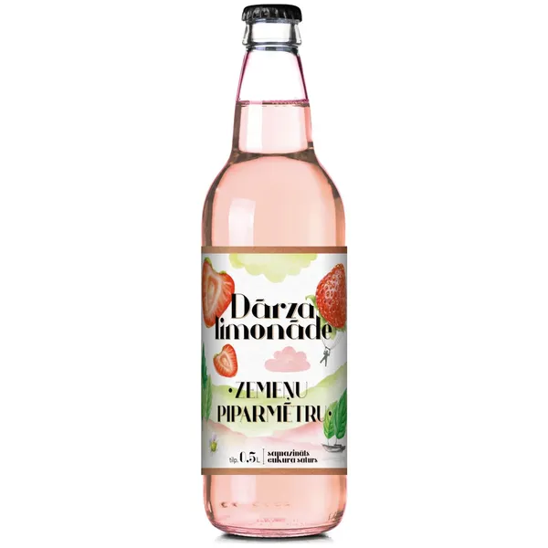 Limonāde Dārza zemeņu 0,5l