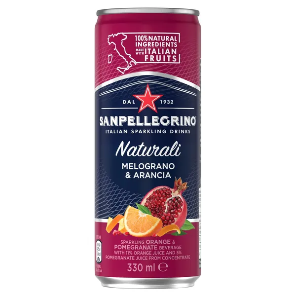 Limonāde Sanpellegrino Melograno-Arancia 0,33l