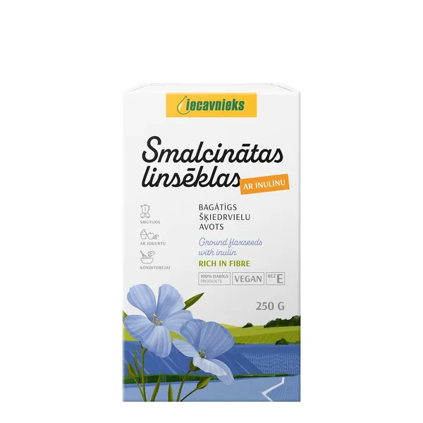 Linsēklas ar inulīnu, smalcinātas 250g
