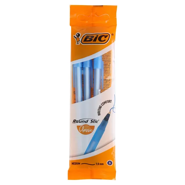 Lodīšu pildspalva Bic Round Stic 3 gab. BS26
