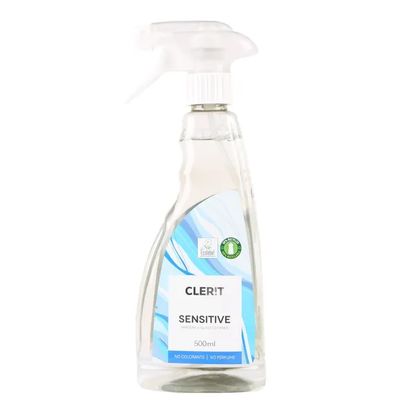 Logu un stikla tīrīšanas līdzeklis Clerit sensitive 500ml