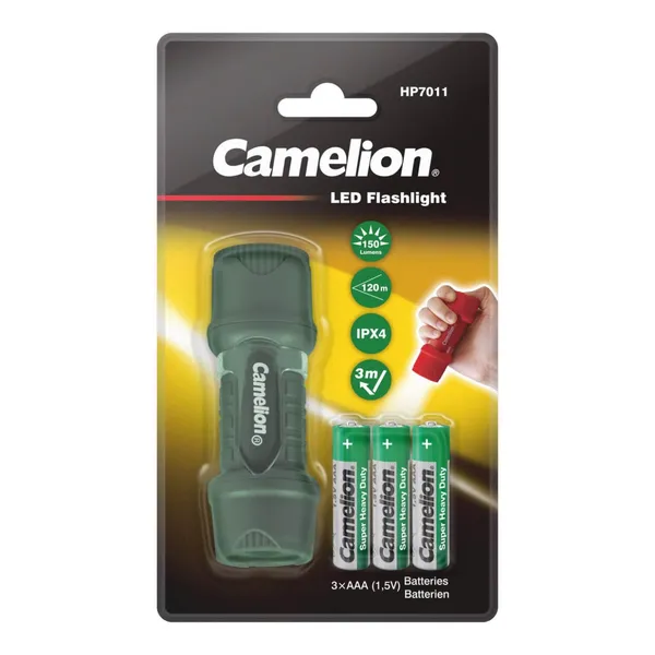 Lukturis Camelion HP7011-3R03PBP 1 LED TRAVLite 3 AAA