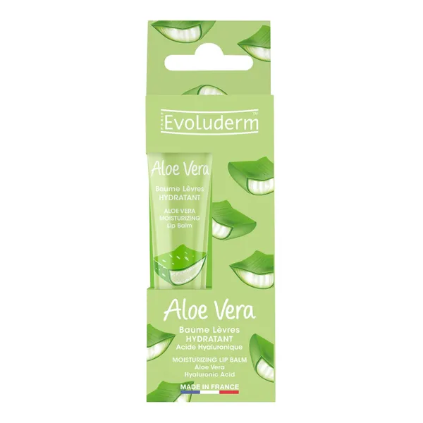 Lūpu balzams Evoluderm Aloe Vera Hyaluronic mitrinošs 15ml