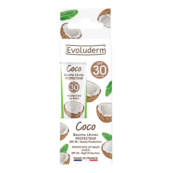 Lūpu balzams Evoluderm Coco SPF 30 15ml