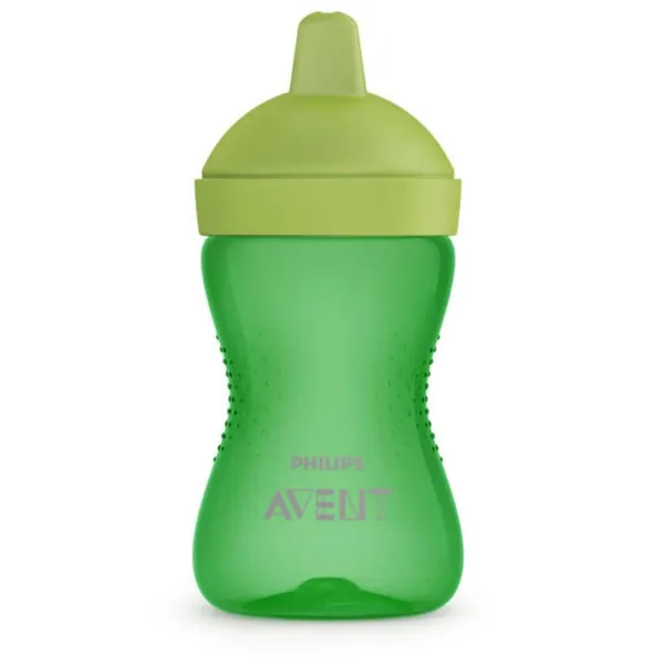 Mācību krūzīte ar cietu snīpi 300ml, 18M+, zaļa Philips Avent My Grippy