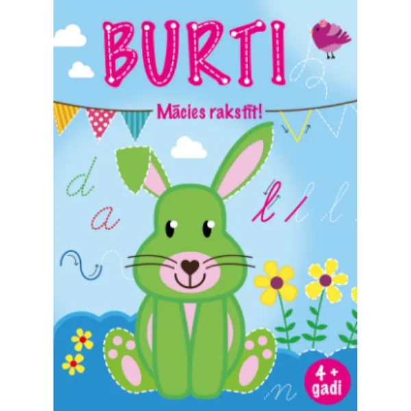 Mācies rakstīt! Burti (4+ gadi)