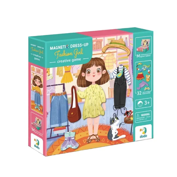 Magnētiskā spēle Meitene modele DoDo