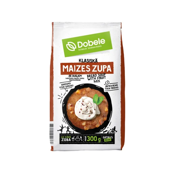 Maisījums Dobele maizes zupa ar augļiem 300g