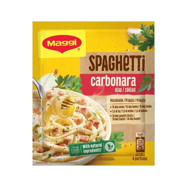 Pamatmaisījums makaroniem Maggi Spaghetti Carbonara 30g