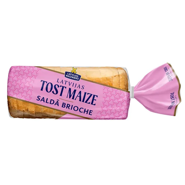 Maize Latvijas Tost Maize saldā brioche 500g