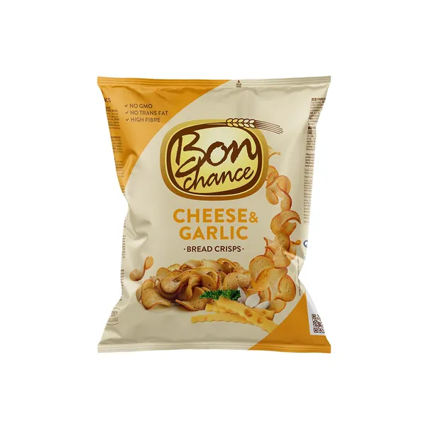 Sausmaizītes Bon chance ar siera un ķiploku garšvielu maisījumu 120g