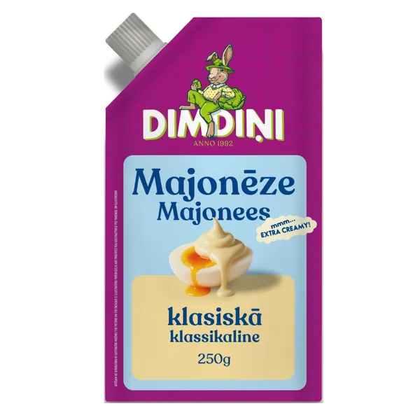 Majonēze Dimdiņi klasiskā 250g