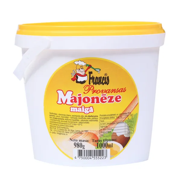 Majonēze FRANCIS PROVANSAS MAIGĀ 1000ml