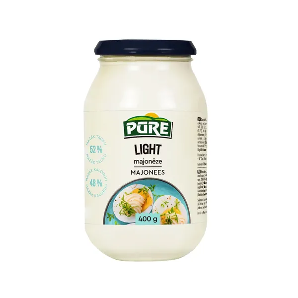 Majonēze PŪRE Light 34%, 400g