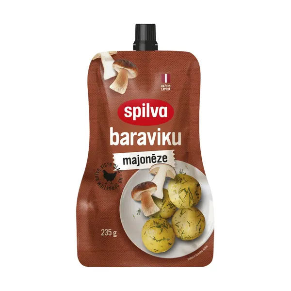 Majonēze Spilva baraviku 235g