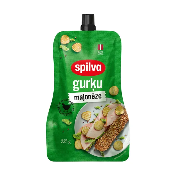 Majonēze Spilva gurķu 235g
