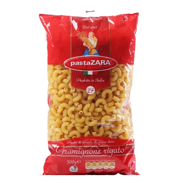 Makaroni PastaZara Nr.27 smalki radziņi 500g