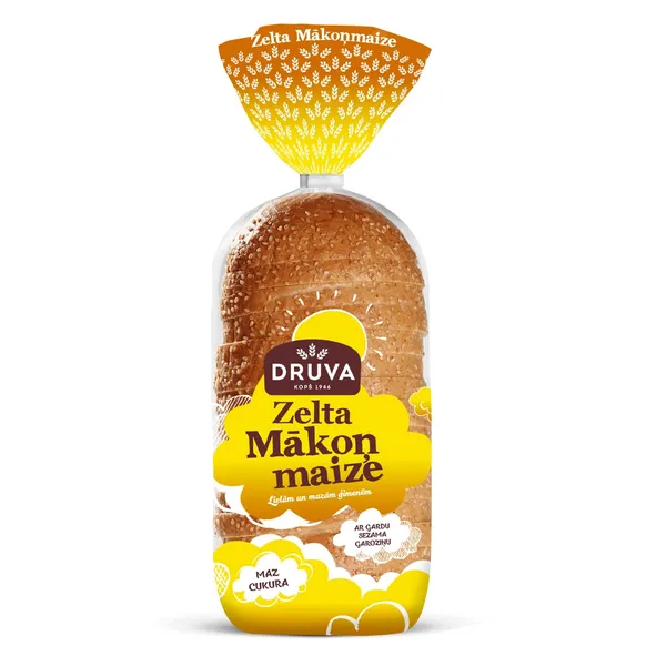 Baltmaize Zelta Mākoņmaize DRUVA 450g