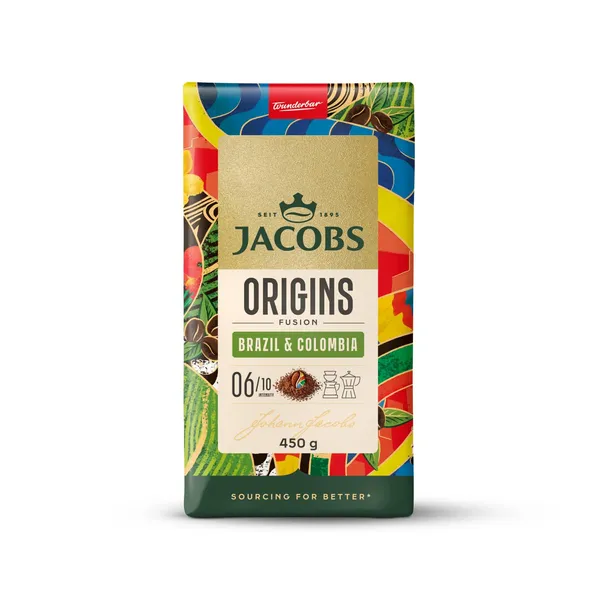 Malta kafija Jacobs Origins Brazil and Colombia 450g