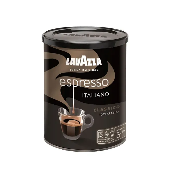 Maltā kafija Lavazza espresso metāla kārbā 250g