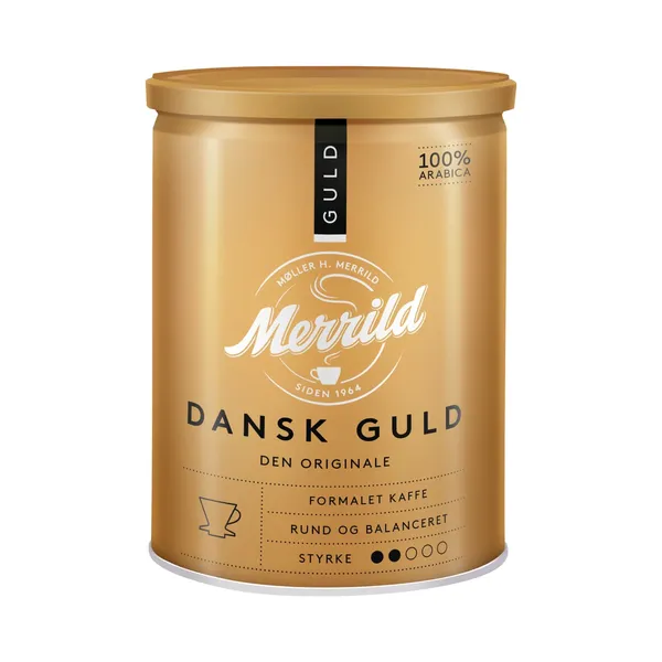 Kafija malta Merrild Dansk Guld 250g