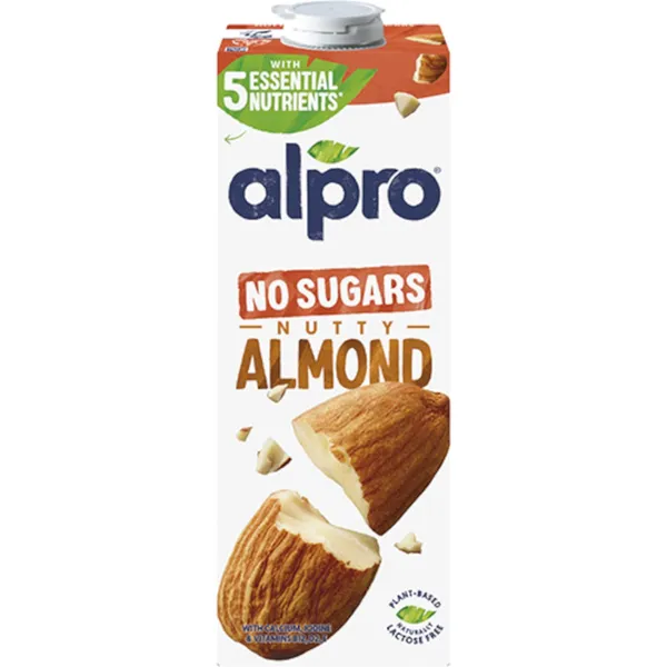 Mandeļu dzēriens Alpro bez cukura 1l