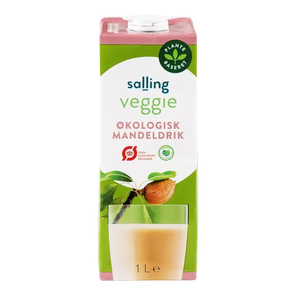 Mandeļu dzēriens Salling Veggie ekoloģisks 1l