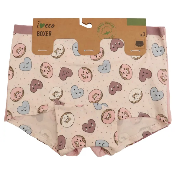 Meiteņu apakšbikses I Love Eco Donut 3gab 98/104