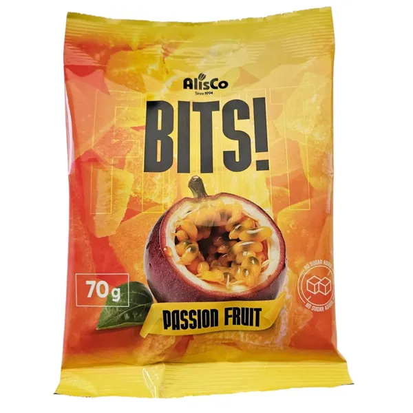 Marakujas uzkoda Bits bez pievienota cukura 70g