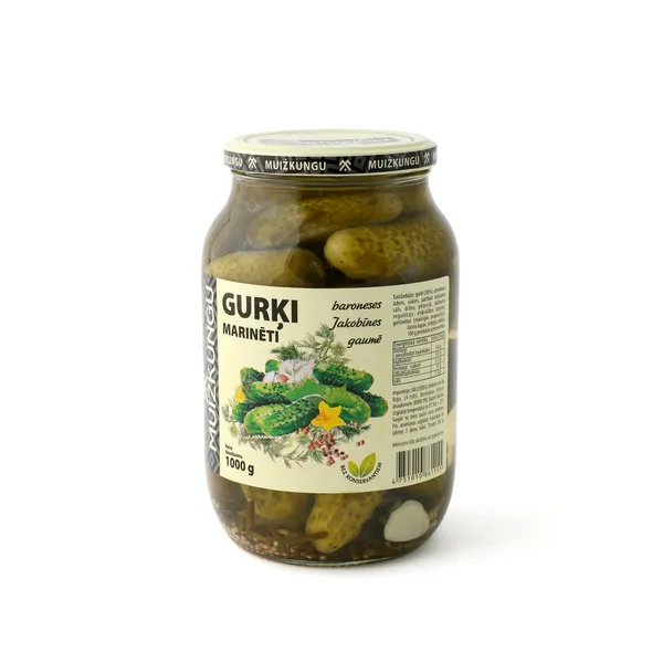 Gurķi marinēti MUIŽKUNGU, 1kg/500g