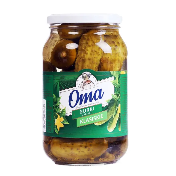 Marinēti gurķi Oma klasiskie 870g/475g