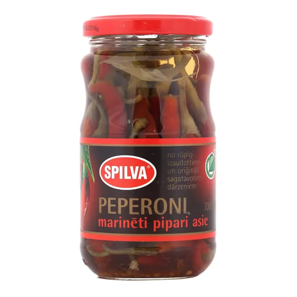 Marinēti asie peperoni pipari SPILVA 330g