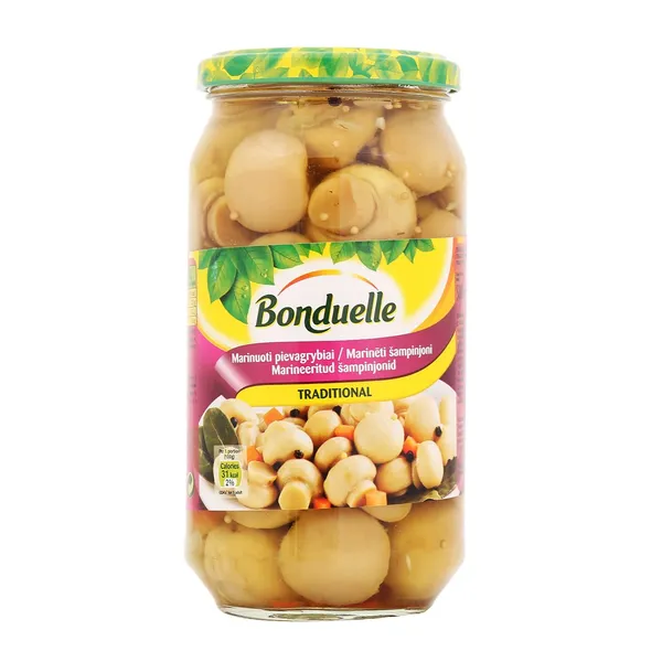 Marinēti šampinjoni Bonduelle Traditional 540g/290g