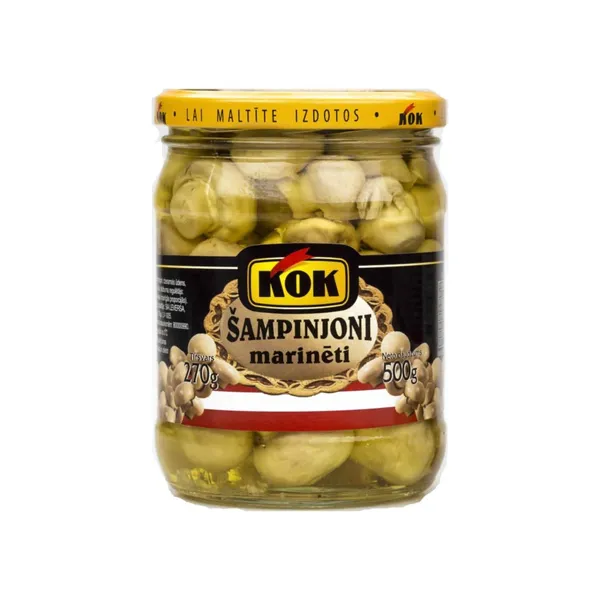 Marinēti šampinjoni KOK 500g