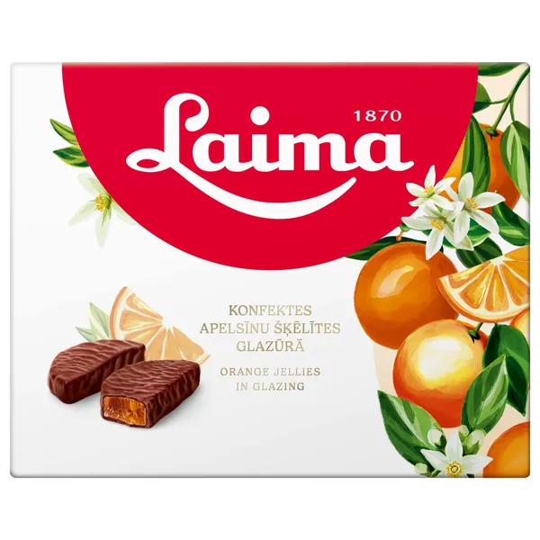 Marmelāde Laima šķēlītēs glazētas 190g