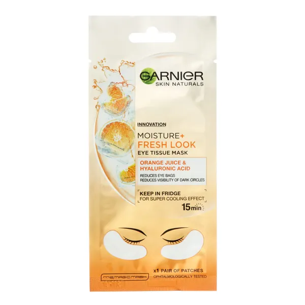 Maska-salvete acīm Garnier ar apelsīnu sulu 6g